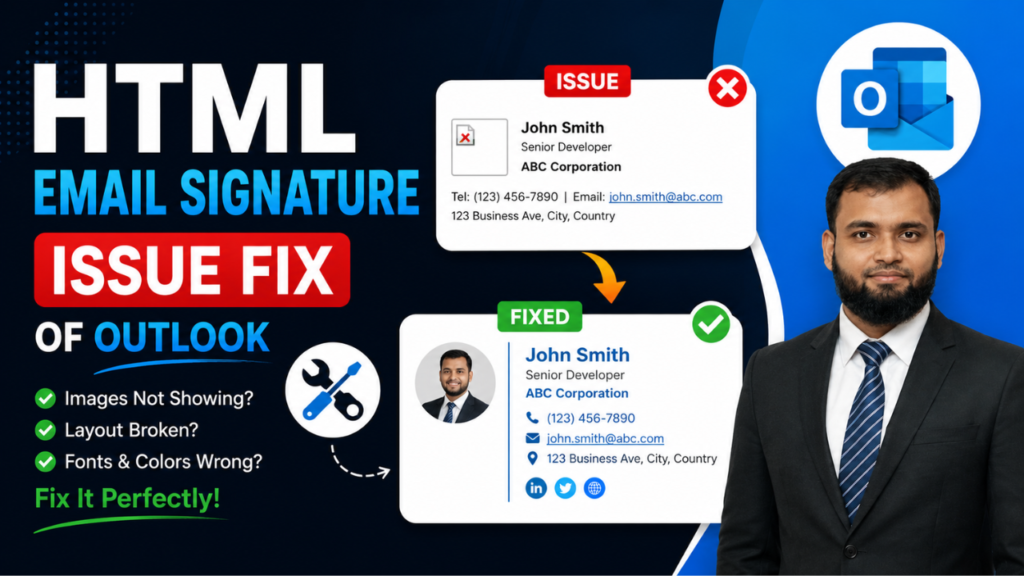 Fix HTML Email Signature Issues in Outlook