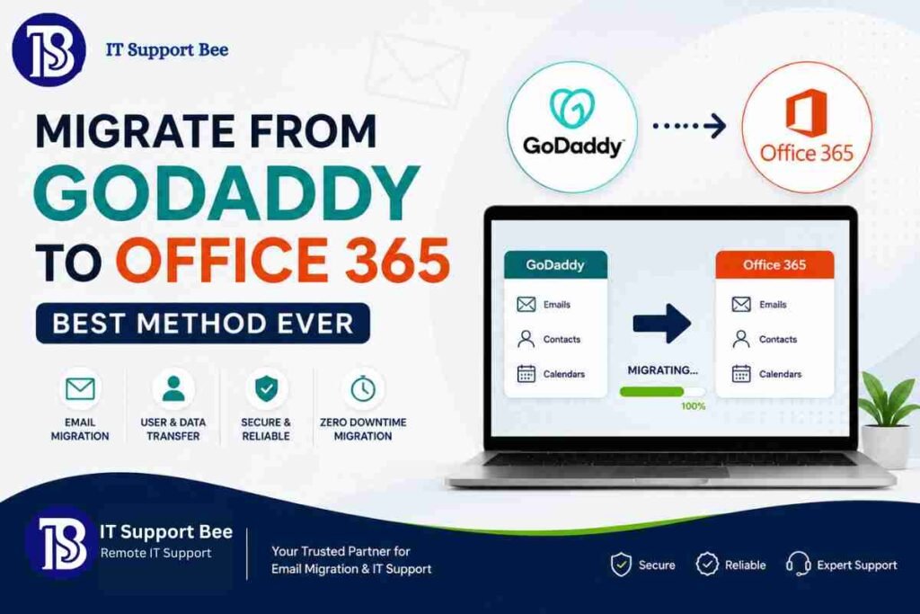 Migrate from GoDaddy to Office 365 Best Method Ever